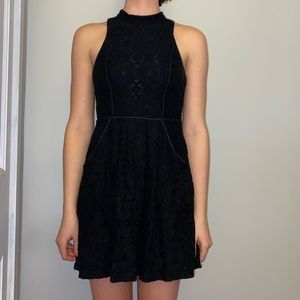 Urban Outfitters black lace dress